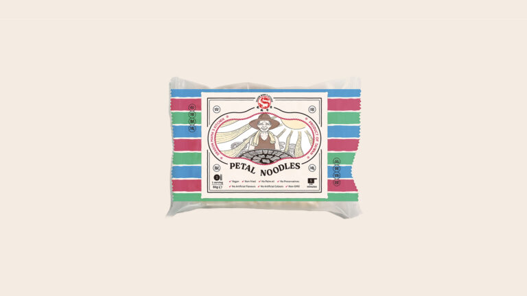 龍媽食堂 花瓣麵 DRAGON MAMA'S KITCHEN PETAL NOODLES #包裝設計